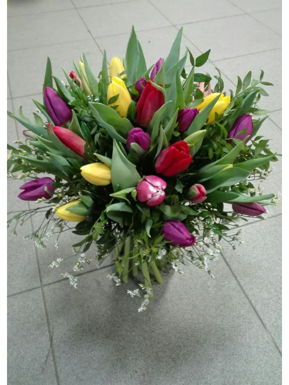 - 4 -<br />Kytice tulipánů